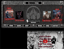 Tablet Screenshot of horrorhoundrecords.com